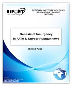 Genesis of Insurgency in FATA & Khyber Pukhtunkhwa 30 Nov 2011 g